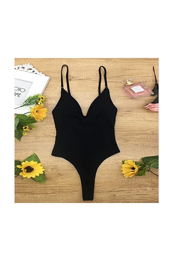 Lingerie sexy pour femme - Soutien-gorge - Grande taille - Couleur sexy - Coupe moulante - Combinaison de plage - Bikini - No