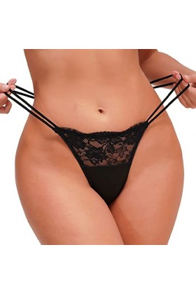 Dorjuli Culotte sans coutures pour femme - Culotte dété - Taille basse - Sous-vêtements transparents - Sous-vêtements sexy, 