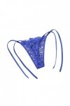 HELLORSOON String pour Femme Sexy Dentelle Florale Confortable Coupe Française String Dentelle Transparent Érotique Romantiqu