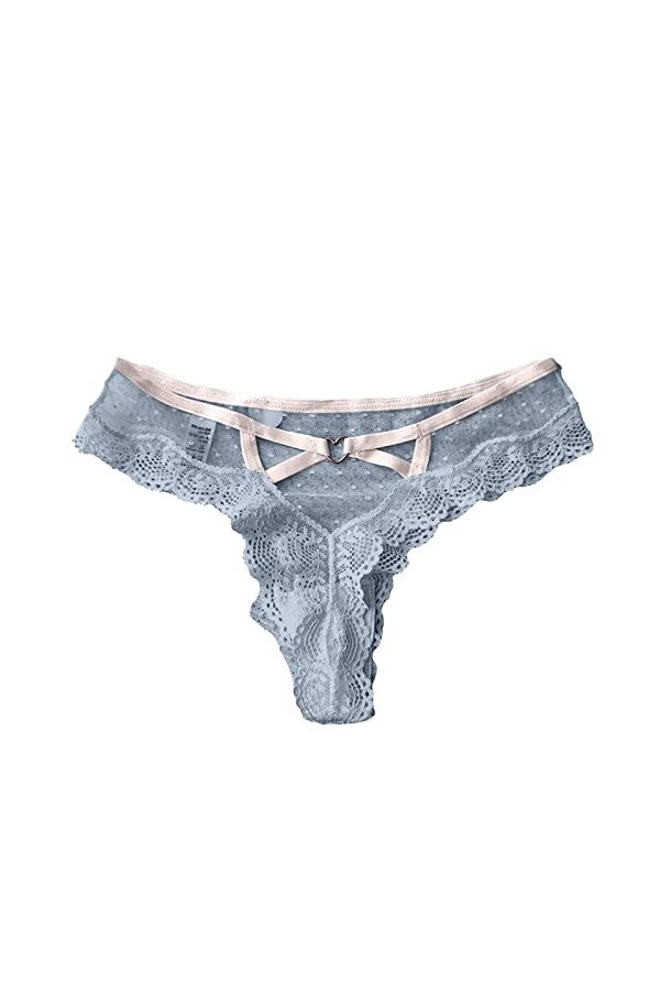 Dasongff Tanga Dentelle pour Femme Culotte Femme Dentelle Thongs Ficelle String Sexy Doux et Confortable Sexy Hot Chaude Nu C