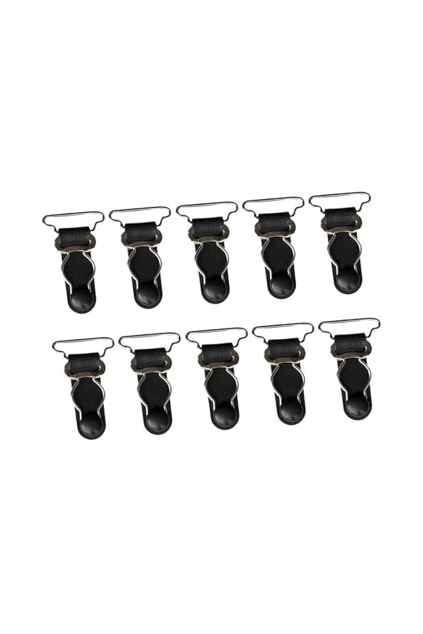 Ensemble porte-jarretelles él avec bas hauts pour femme – Boucles de bretelles élégantes et clips en métal – Ensembleaccesso