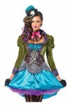 Leg Avenue Femme Mad Hatter Adult Sized Costumes, Bleu, M EU