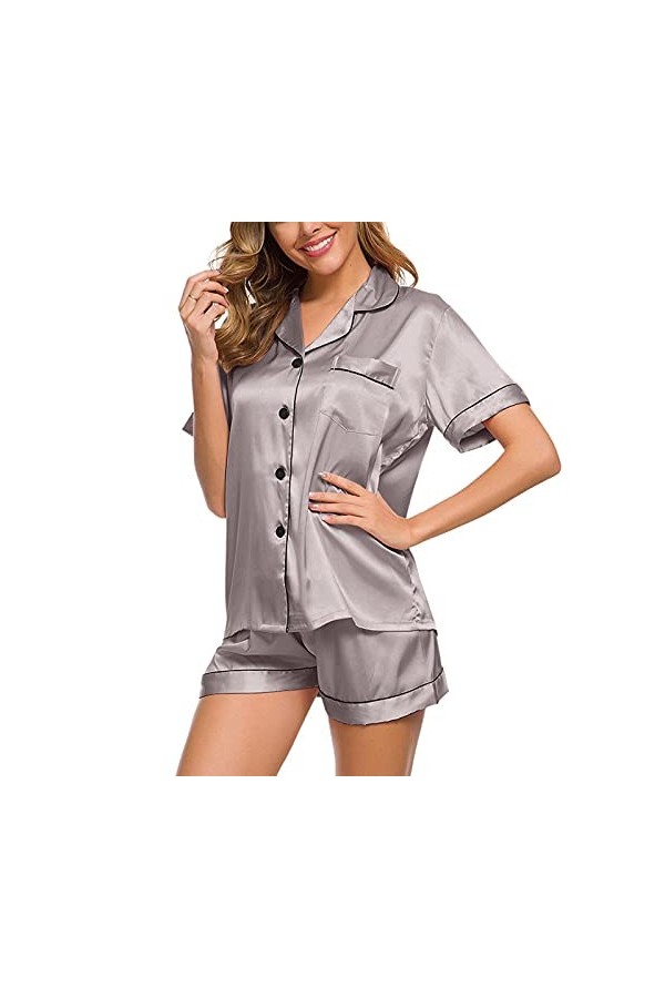 Lingerie sexy pour femme - Taille haute - Sous-vêtements sexy - Sous-vêtements de nuit - Pyjama en dentelle - Culotte nuisett