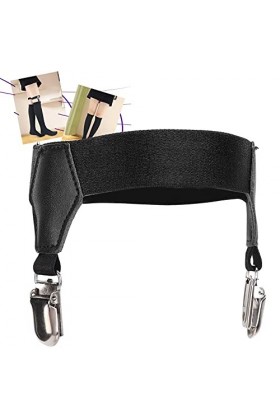 Jarretières à Chaussettes Réglables En Métal, Doubles Clips, Porte-jarretelles, Pinces à Chaussettes Antidérapantes Pour Femm
