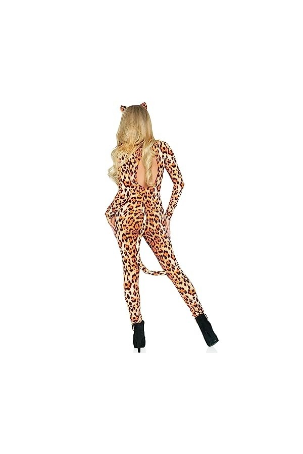Leg Avenue Femme Cougar Adult Sized Costumes, Marron, Taille: XL EUR 46-48 