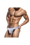 Boxer Homme Maillot de Bain Sexy Briefs Thong Sexy U Mesh Transparent Double String Pantalon Pour Hommes Avec Taille Basse Et