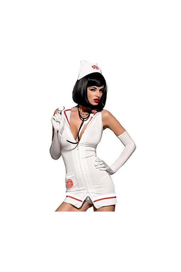 Selente Love & Fun Séduisant Costume/déguisement Femme avec Bandeau pour Les Yeux, lapine Rose, S-M