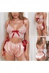 Lingerie Sexy Femme Costume Femme Lingerie Sexy Ensemble sous-vêtements sous-vêtements Dentelle Soutien-Gorge Pyjamas intimes