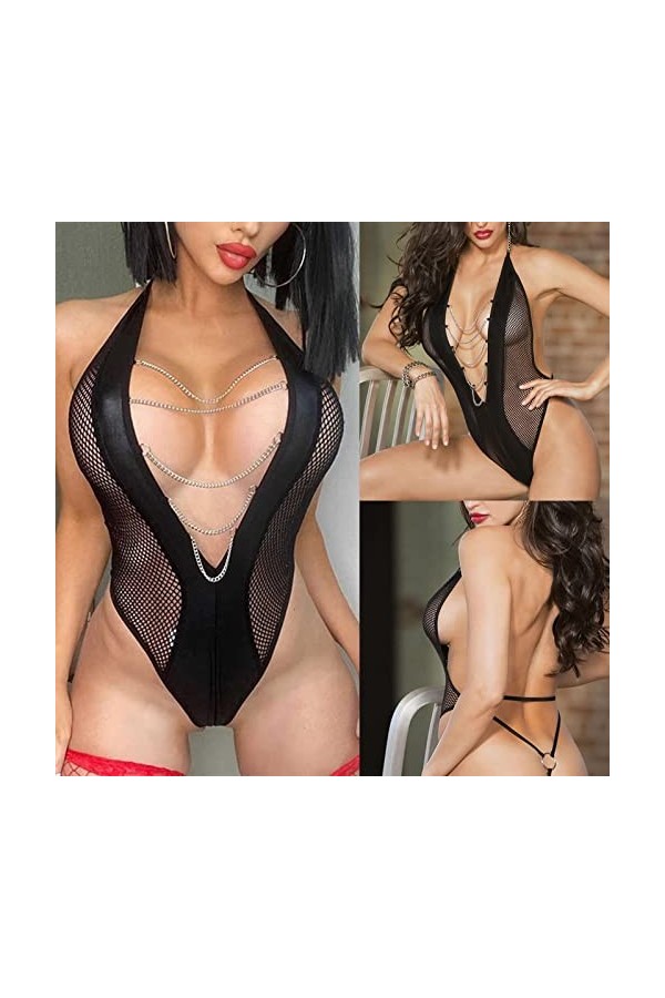 Générique Lingerie Coquine Hyper See Through Culotte Porno Dentelle Slips Ouverts Maille Érotique String Transparent Ouverte 