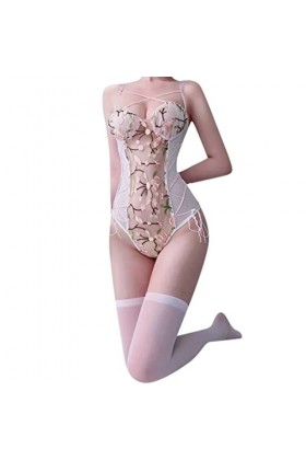 Lingerie Sexy Femme Coquine Hot Coquine Lingerie Pas Cher Transparente Lingerie en Résille Sexy Hot Chaude Nu Teddy Lingerie 