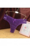 HELLORSOON String pour Femme Sexy Dentelle Florale Confortable Coupe Française String Dentelle Nuisette Maille Transparente P