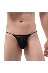 String Lot Homme Hommes Sexy Solide Couleur Respirant Taille Basse Tricoté Dentelle String String Briefs Costume Sexy Adulte 