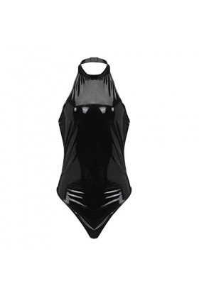 Lingerie Femme Sexy Ensemble Homme Sexy Hot y29k Bodysuit Womens Lingerie Cuir Sexy Teddy Halter Jumpsuit sous-vêtements Ense