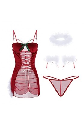 TDEOK 2022 Dentelle Sous-vêtements charmants Femme Creux Charmant Jarretelles-Sous-vêtements Femme Mesh Lingerie, a, Taille u