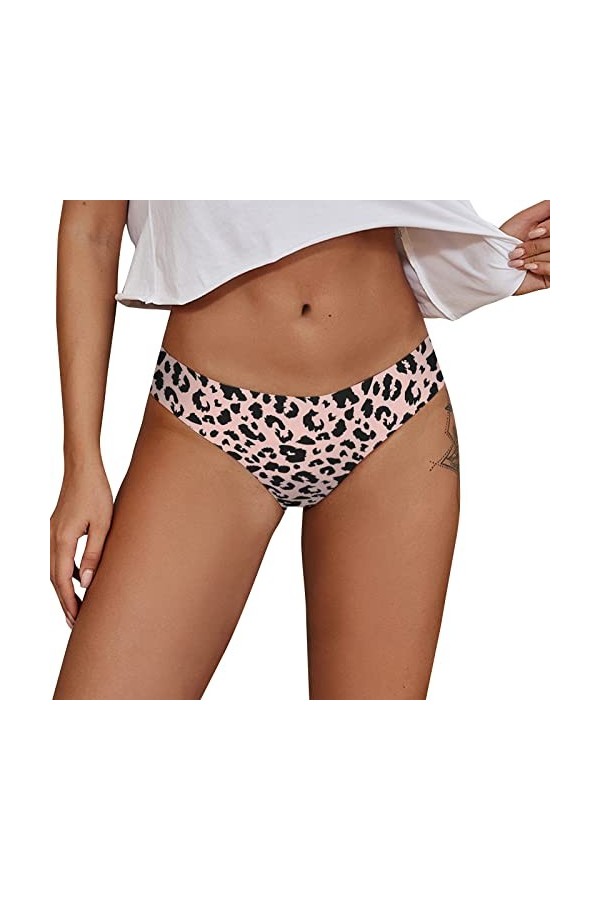 Lingerie Femme Sexy Ensemble Homme Sexy Hot y*2*k sous-vêtement Quatre Couches à imprimé léopard pour Femmes Pantalon physiol