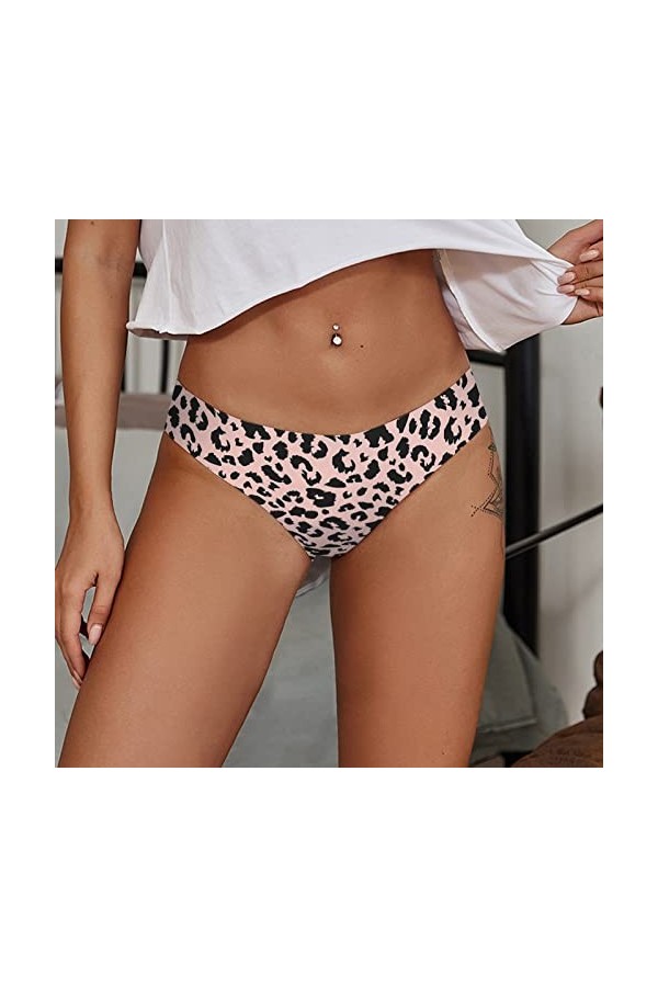 Lingerie Femme Sexy Ensemble Homme Sexy Hot y*2*k sous-vêtement Quatre Couches à imprimé léopard pour Femmes Pantalon physiol