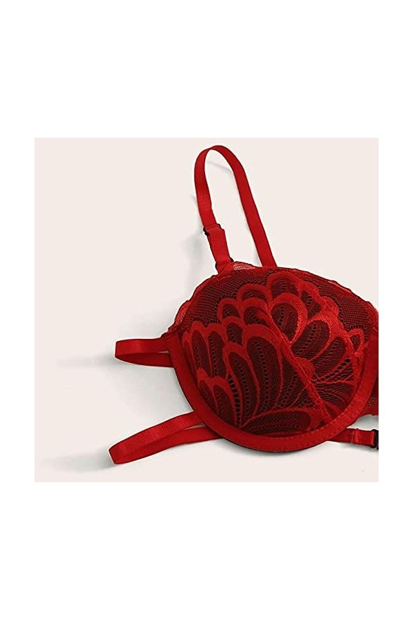 Ensemble Soutien Gorge et String Femme Erotique Vêtements De Nuit 2 Pièce sous-Vetements Dentelle Lingerie Sexy Ensemble Sexy