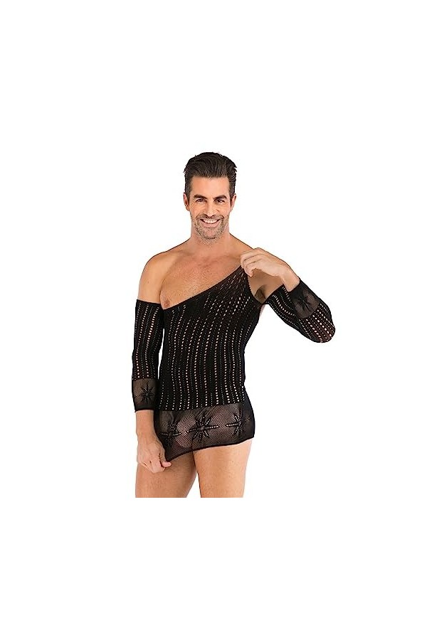 Générique Boxer Homme Maillot de Bain Sexy Briefs Thong Collants Sexy en résille pour Hommes Robes Éponge en Coton pour Homme