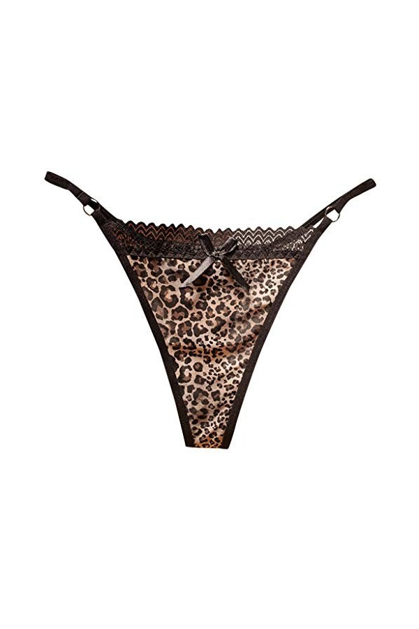 Panties Femme Sexy sous-Vetements Ouvert Culottes Dentelle String Chic Thong Patchwork Lingerie Hot Confortable Slips Transpa