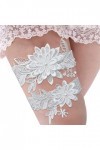 mimika Mariage - Dentelle Stretchy Prom Jarretière Cuisse Jarretière Daisy | Extensible et Cousu à la Main, Jarretelles Ceint