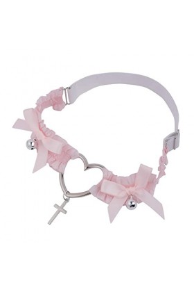 Morain Porte-jarretelles pour pendentif croix bowknot jambe cuisse sexy harajuku, Tissu