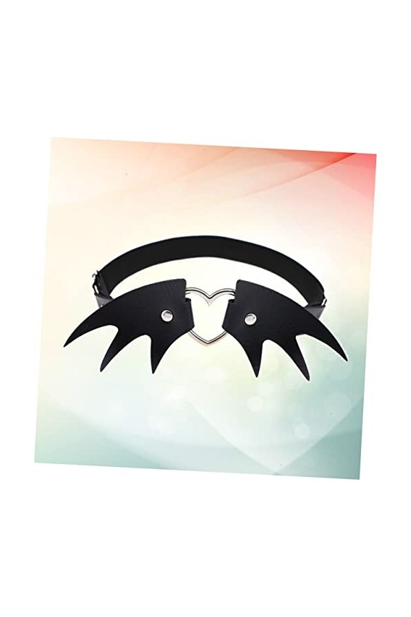 GALPADA 1Pc Élastique Boucles Jambe Jarretière En Cuir Coeur Jarretières En Cuir Jarretière Porte-Jarretelles Réglable Porte-