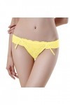 HELLORSOON Culotte Dentelle Femme,Sexy Body Ouvertures Provocantes Absorbant Culotte en Dentelle Culotte Coton