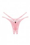 HELLORSOON String Ouvert Femme,Sexy Coquin Ficelles Charmantes Romantique String en Dentelle Shorty pour Femme