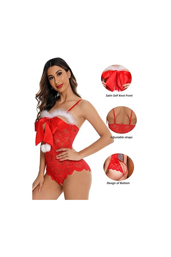 Dessous Sexy Femme Coquine Hot Bas Femme Sexy Culotte Fendue Nuisette Femme String Transparent Ensemble Coquin Sexy Saint Val