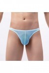 Boxers Homme Sexy Slip en Maille tricotée Taille Basse Respirante Sexy de Couleur Unie pour Hommes Petite Tenue Homme Sexy