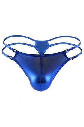 Générique String Fil Hommes Sensuel Taille Basse Slips de Sport Sexy Strings sous-vêtements T-Back avec Bulge Poche Slips Ext