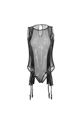 TianWlio Femme Classe Dentelle Intimes Sexy Deshabillé Body Combinaison Grande Taille Ouverte Vetements De Nuit Sexy Deguisem