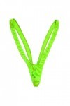 String Homme Sexy Hot érotique Borat Vert Thong Maillot de Bain pour Hommes Taille Unique Couleur Vert
