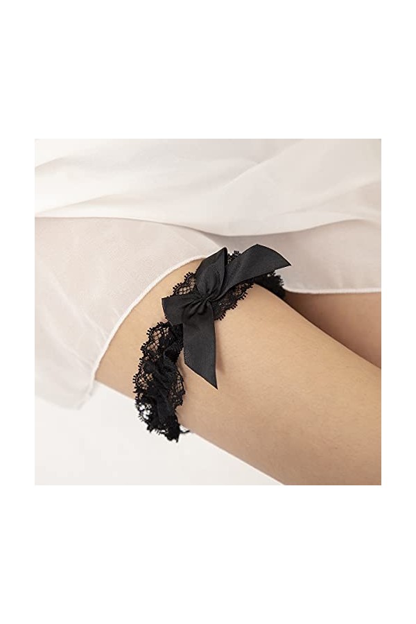 Sttiafay Dentelle De Mariage Jarretière Ceinture pour Mariée Femmes Filles Sexy Floral Dentelle Stretch Jarretières Jambe Ann