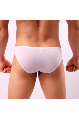 Acizi Chaud Cartoon Éléphant Motif Drôle G-String Sexy sous-vêtements T-Back Blanc, XL 