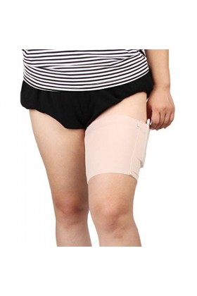 Zonster Bandes Cuisson Élastique Antidérapante avec Poche Poche Sécurisée Poche Jarretière pour Femmes Teint & M 