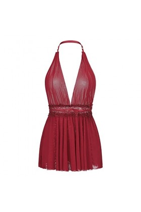 Lingerie Sexy Femme Coquine Hot - Tenue Erothique Sexy TenueSexy Mini Robe Erotique Mini Cosplay Corset BodyconLingerie Robe 