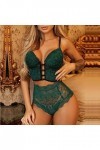 Lingerie Femmes Ensemble de Lingerie Sexy en Dentelle pour Dames et String Ensemble de sous-vêtements Ensemble de Lingerie po