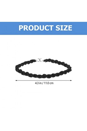 minkissy 3 Paires De Leggings Ceinture De Cheville En Cuir Corde De Bande Élastique Haute Ceinture De Corde Élastique Sangles