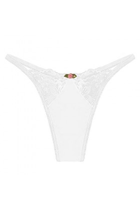 Dorjuli String sexy en dentelle pour femme - Culotte taille moyenne - Sous-vêtements de loisirs - Sous-vêtements sexy, Femme.