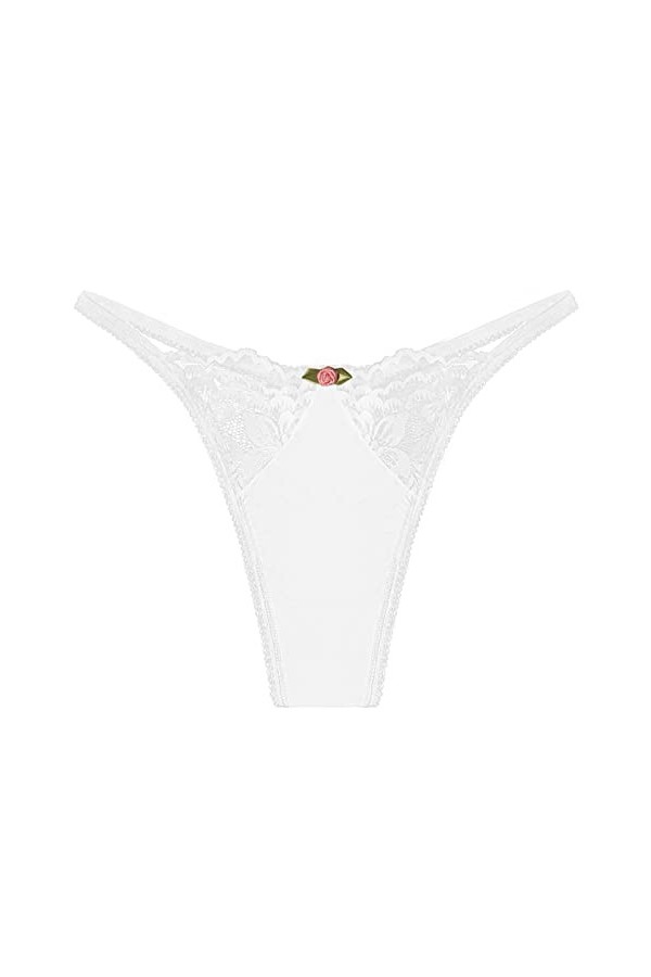 Dorjuli String sexy en dentelle pour femme - Culotte taille moyenne - Sous-vêtements de loisirs - Sous-vêtements sexy, Femme.