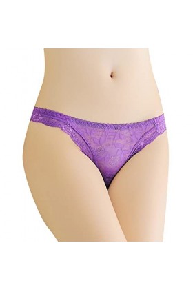 HELLORSOON String Ficelle Femme,Sexy Féminin Ouvertures Provocantes en Dentelle Nuisette Culotte Dentelle