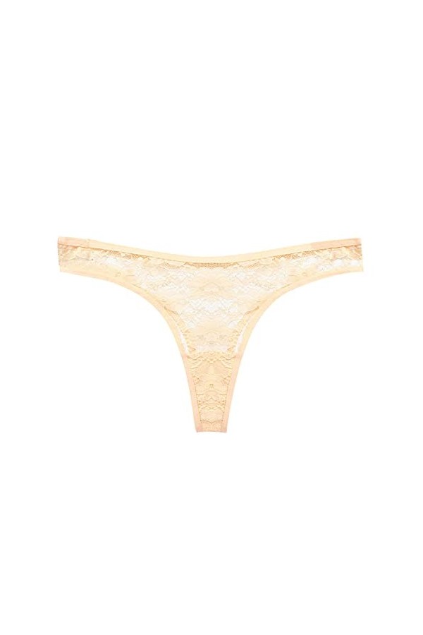 HELLORSOON String Ficelle Femme Sexy Respirabilité en Dentelle String Ficelle Coupe Française Nuisette Maille Transparente Nu
