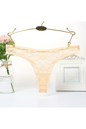 HELLORSOON String Ficelle Femme Sexy Respirabilité en Dentelle String Ficelle Coupe Française Nuisette Maille Transparente Nu