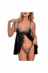Lingerie Femme Sexy Ensemble Homme Sexy Hot y29k Mode Sexy Broderie Deep V-Neck Sleepwear Lingerie sous-vêtements Nightdress 