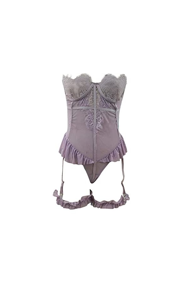 Lingerie Femme Sexy Ensemble Homme Sexy Hot y2*k sous-vêtements Sexy en Dentelle pour Femmes sous-vêtements Sexy de Couleur P