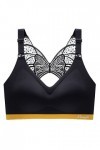Générique Lingerie Sexy pour Femme Soutien-gorge push-up sans anneau en acier pour femme Body Sexy Combinaison Black, XXXXXL