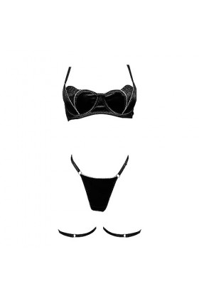 Dessous Damen Sexy Unterwäsche Schwarz Sexy Set Reizwäsche Body Suit Sexy Damen Dessous Set Unterwäsche Lingerie Sexy Dessous