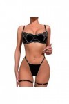 Dessous Damen Sexy Unterwäsche Schwarz Sexy Set Reizwäsche Body Suit Sexy Damen Dessous Set Unterwäsche Lingerie Sexy Dessous