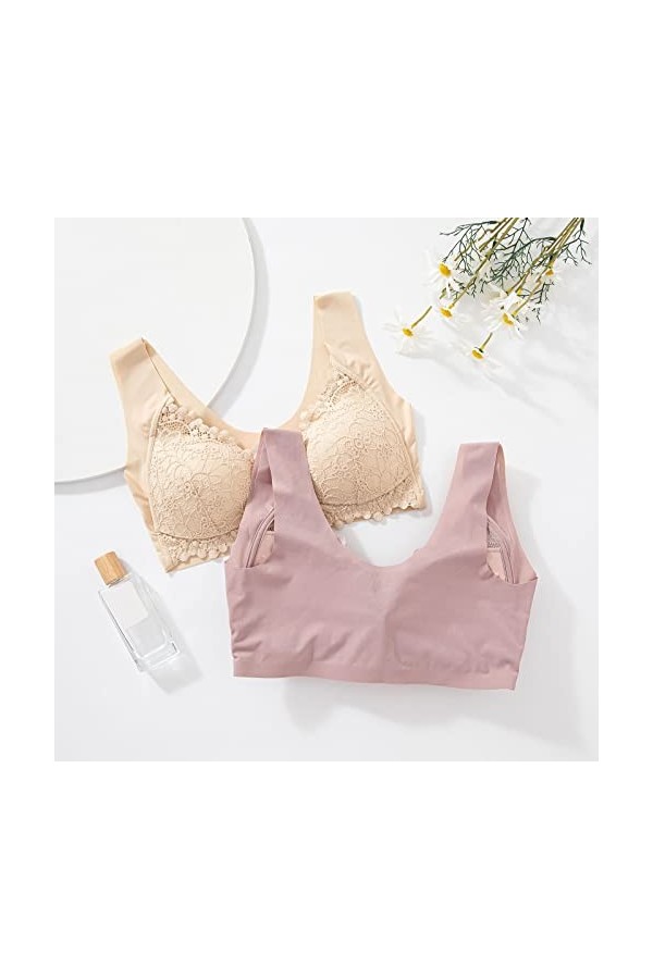 Lingerie Femme Sexy Ensemble Homme Sexy Hot y22k Soutien-Gorge Haut pour Femme sans Anneau en Acier Soutien-Gorge Boucle Avan